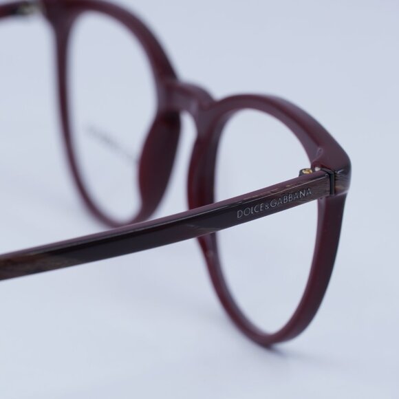 🕶️ New Dolce & Gabbana DG3269 3093 Eyeglasses - Bordeaux Frame 49mm - Picture 6 of 11